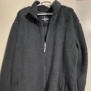 Charcoal gray Sherpa jacket